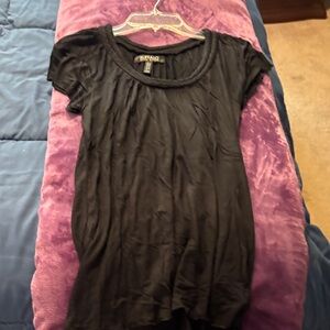 Buffalo David Bitton Black Short Sleeve Top